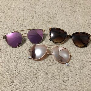 3 pair of sunglasses!